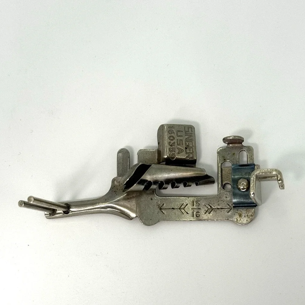 VTG 1900s Singer Sewing Machine Attachment 160359 USA Hemmer Binder Foot Tool